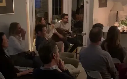 Momento musical en un encuentro